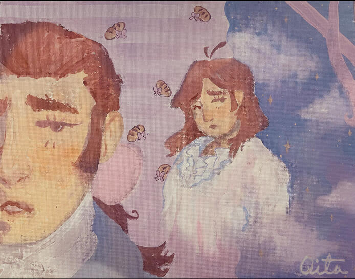 Acrylic painting (my oc)