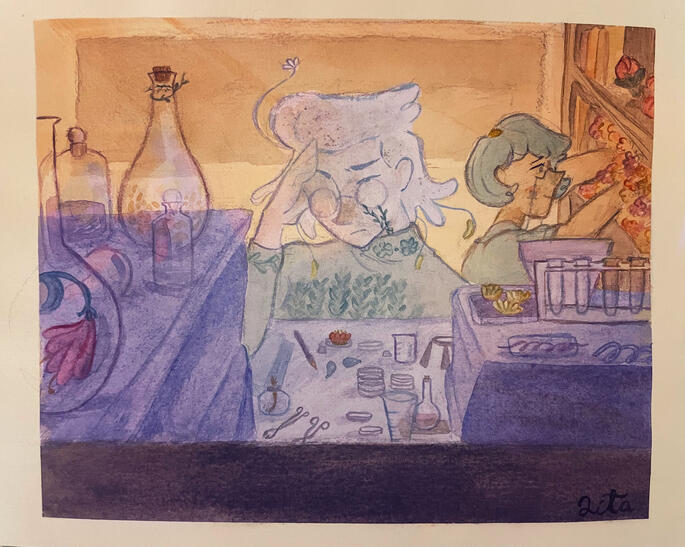 LAB TIME (oc on side designed by simply_tibbs)